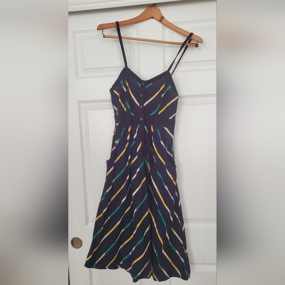 Urban Outfitters Cooperative Striped Linen Dress, size 2